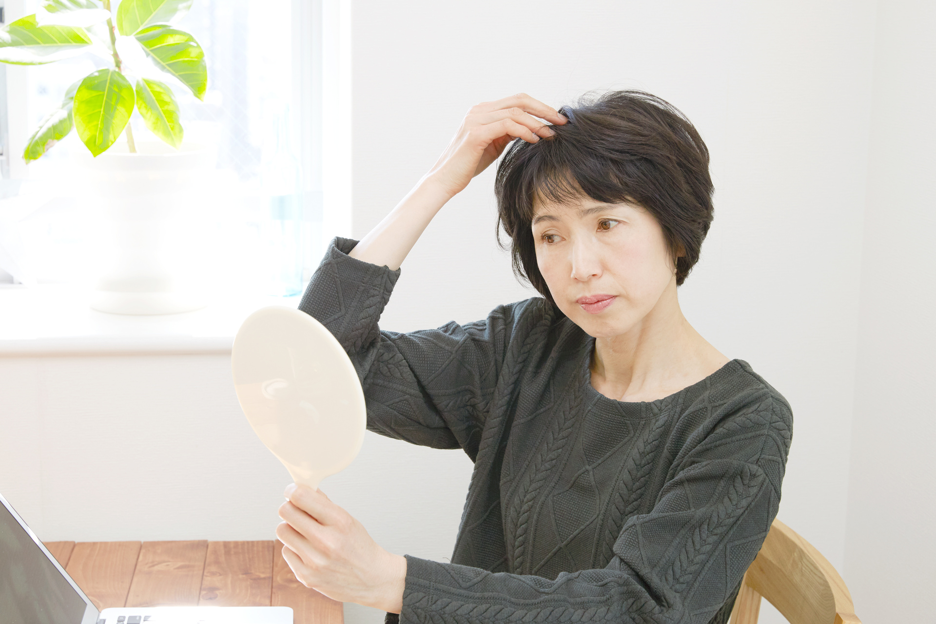 白髪ぼかしの技術力 | 石川県七尾市の美容室ならREMOND HAIR（レモンド ヘアー）
